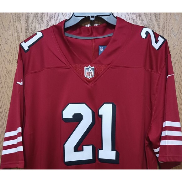 Deion Sanders (Nike)-(49ers)-(Jersey)-(Red)-(New Condition)-(Size XL)-$100.00 - Picture 2 of 5